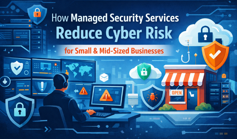 How Managed Security Services Reduce Cyber Risk for Small & Mid-Sized Businesses